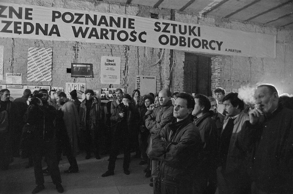 Exhibition "Ł&oacute;dź Neo-avantgarde Movement 1970-1992", Grohman Palace, Ł&oacute;dź, 1992