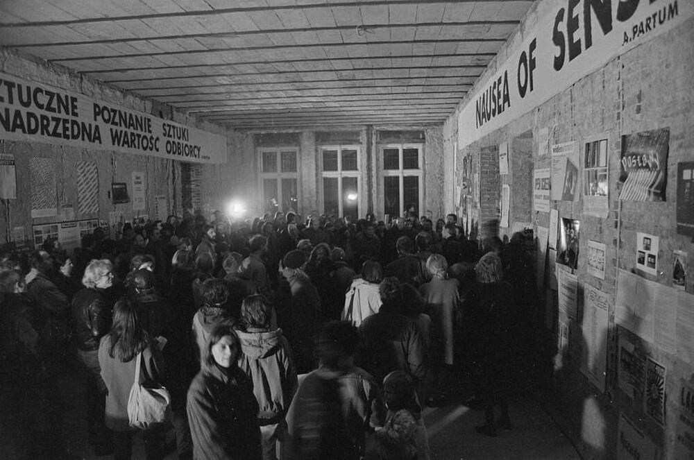Exhibition "Ł&oacute;dź Neo-avantgarde Movement 1970-1992", Grohman Palace, Ł&oacute;dź, 1992