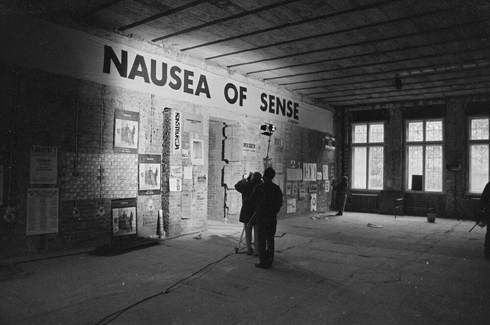 Exhibition "Ł&oacute;dź Neo-avantgarde Movement 1970-1992", Grohman Palace, Ł&oacute;dź, 1992