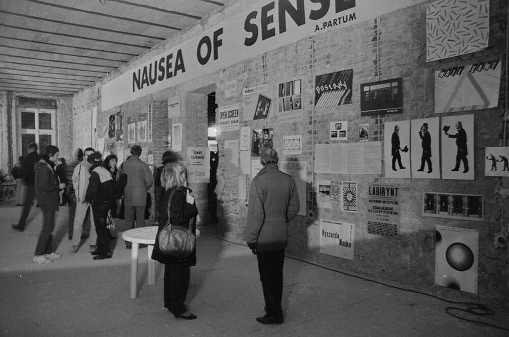 Exhibition "Ł&oacute;dź Neo-avantgarde Movement 1970-1992", Grohman Palace, Ł&oacute;dź, 1992