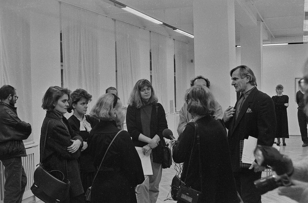 Exhibition "Ł&oacute;dź Neo-avantgarde Movement 1970-1992", Grohman Palace, Ł&oacute;dź, 1992
