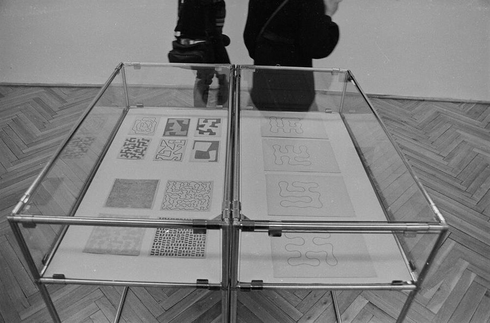 Exhibition "Ł&oacute;dź Neo-avantgarde Movement 1970-1992", Grohman Palace, Ł&oacute;dź, 1992