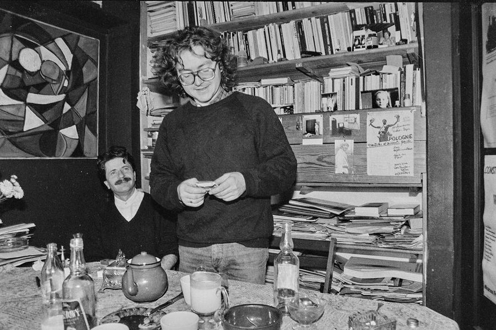 J&oacute;zef Robakowski, "Meeting at the Exchange Gallery", Exchange Gallery, Ł&oacute;dź, 1987