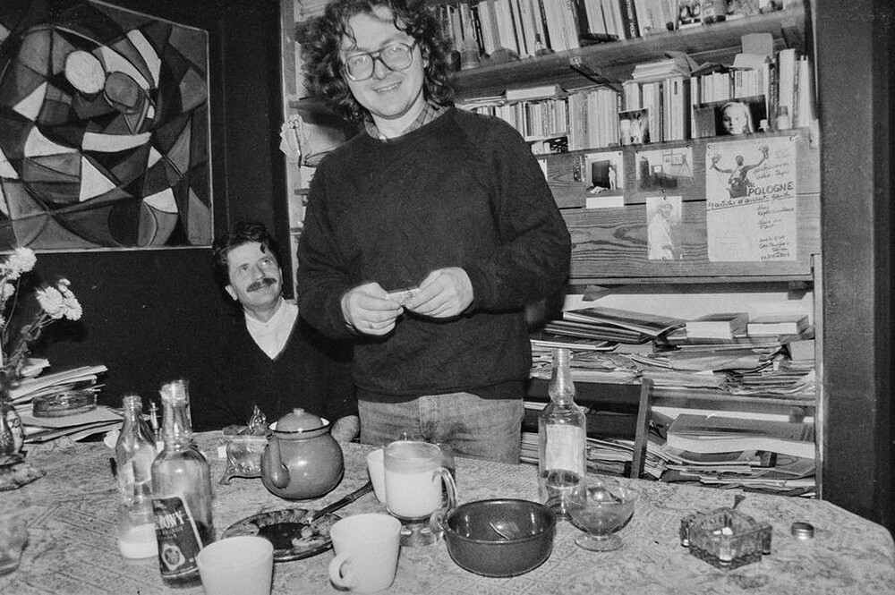 J&oacute;zef Robakowski, "Meeting at the Exchange Gallery", Exchange Gallery, Ł&oacute;dź, 1987