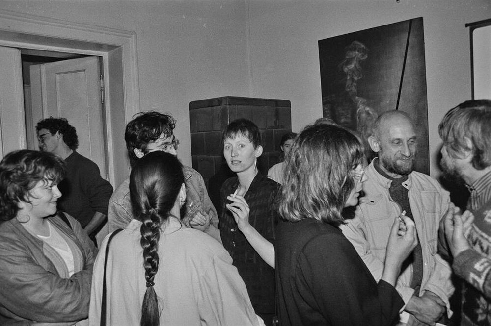 J&oacute;zef Robakowski, "Energy Corners Office", Wschodnia Gallery, Ł&oacute;dź, 1987