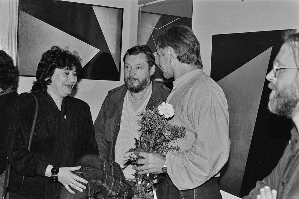 J&oacute;zef Robakowski, "Energy Corners Office", Wschodnia Gallery, Ł&oacute;dź, 1987