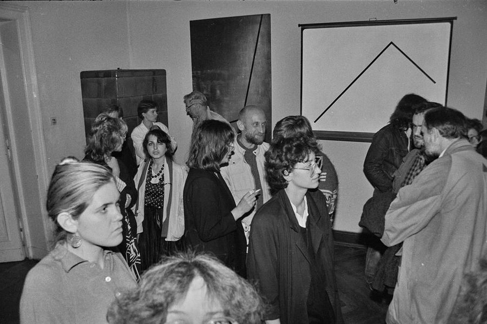 J&oacute;zef Robakowski, &bdquo;Gabinet kątów energetycznych&rdquo;, Galeria Wschodnia, Ł&oacute;dź, 1987