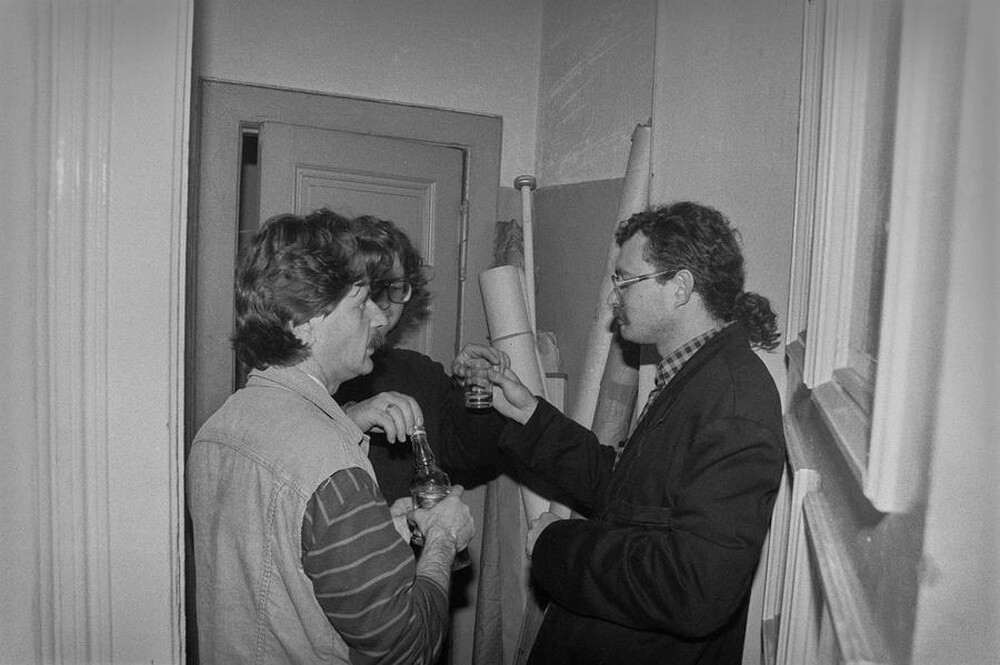 J&oacute;zef Robakowski, &bdquo;Gabinet kątów energetycznych&rdquo;, Galeria Wschodnia, Ł&oacute;dź, 1987