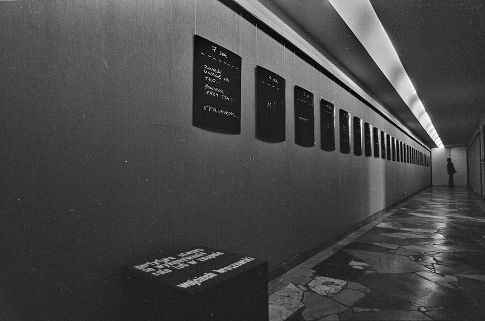 Piotr Bernacki, Wojciech Bruszewski, Jan Wojciechowski, "Conceptions", Współczesna Gallery, 1975