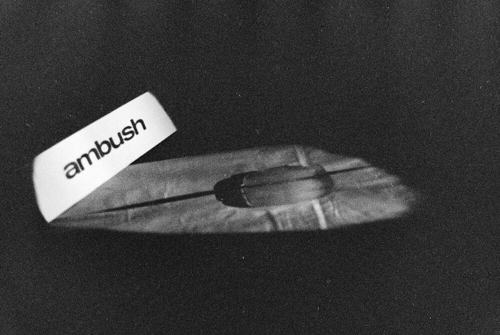 Krzysztof Zarębski, performance of "Ambush", Repassage Gallery, Warsaw, 1974