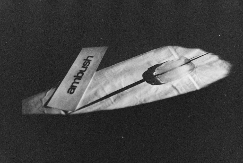 Krzysztof Zarębski, performance of "Ambush", Repassage Gallery, Warsaw, 1974