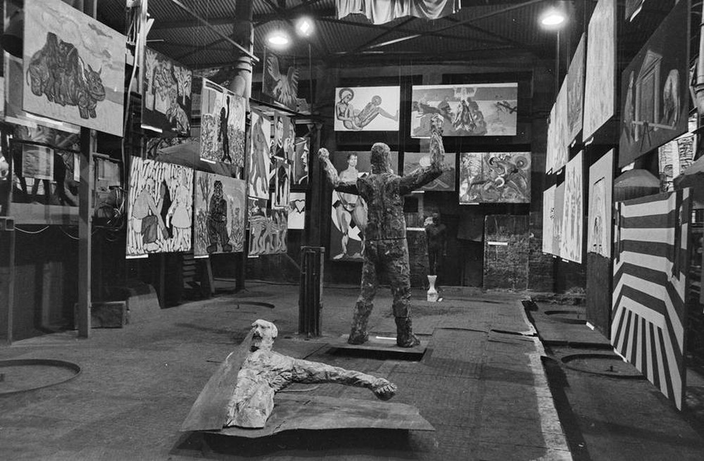 What's Up? exhibition, former Norblin factory, Warsaw, 1987