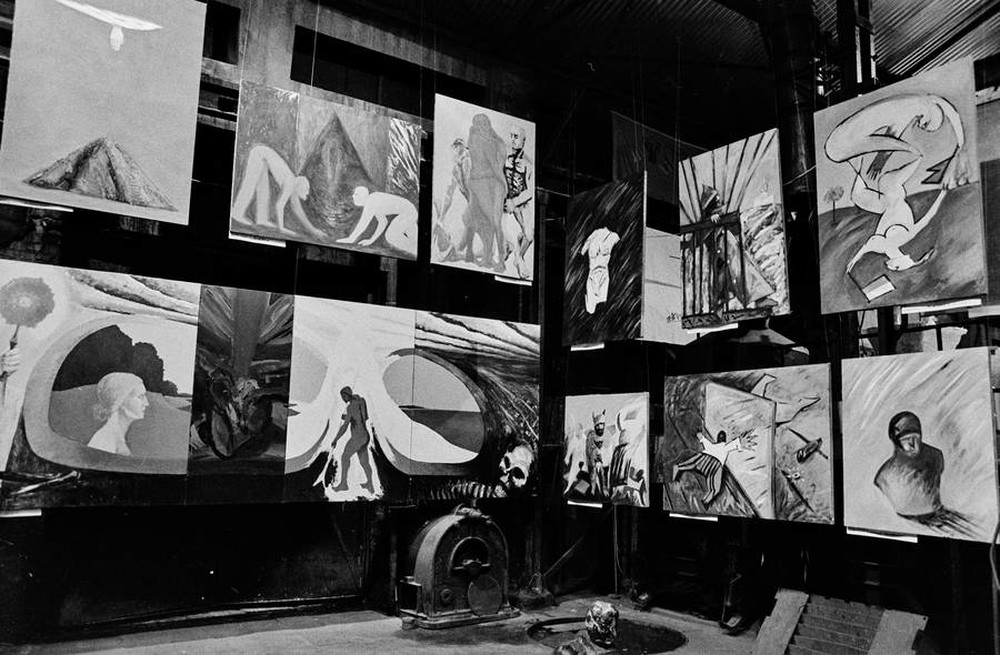 What's Up? exhibition, former Norblin factory, Warsaw, 1987