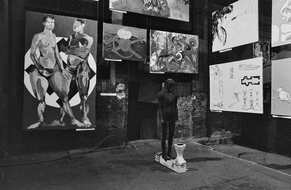 What's Up? exhibition, former Norblin factory, Warsaw, 1987