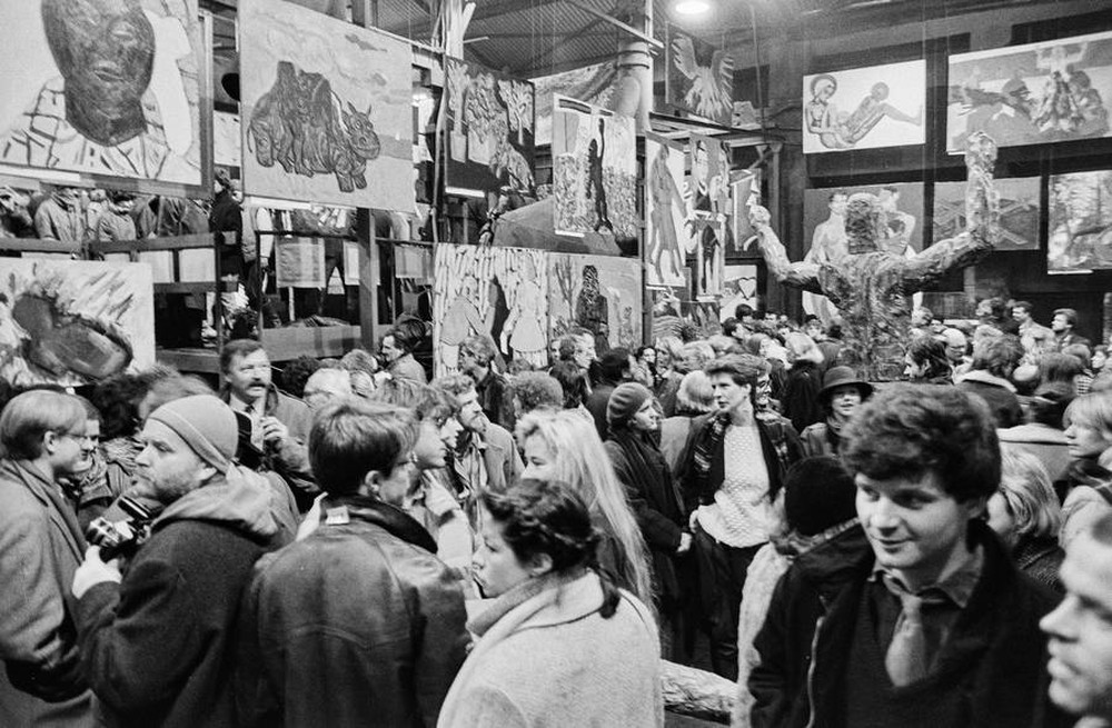 What's Up? exhibition, former Norblin factory, Warsaw, 1987