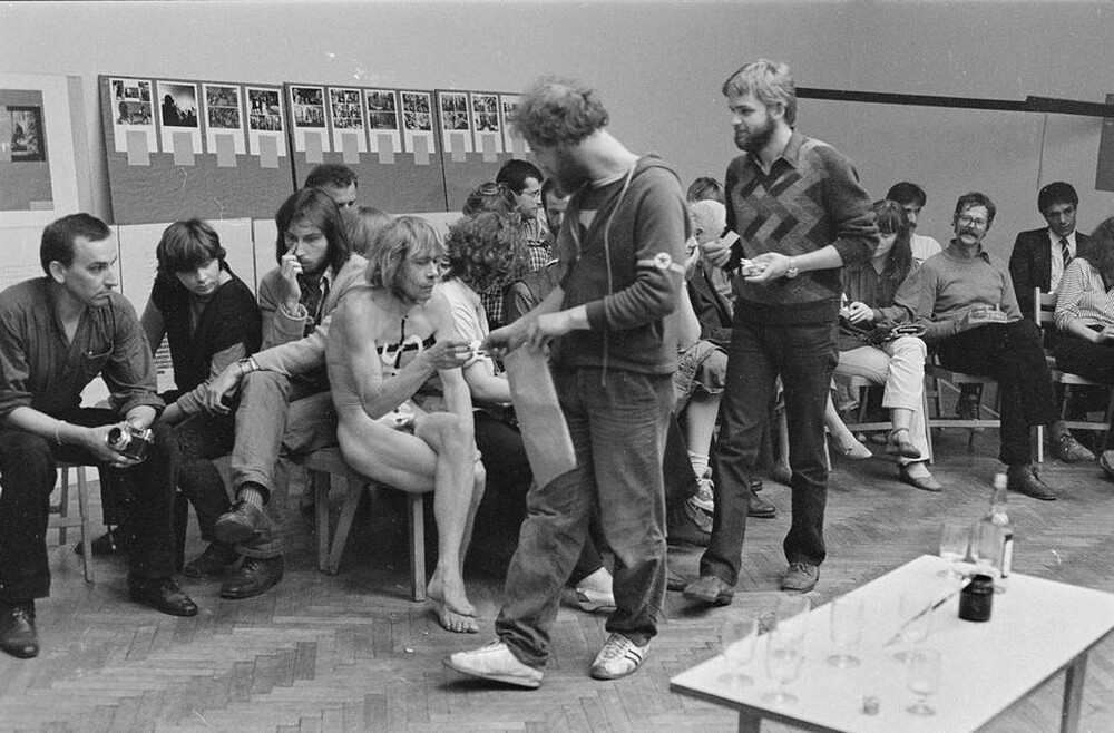 Performance exhibition, session and readings "RECORDS", BWA Gallery, Lublin, 1983