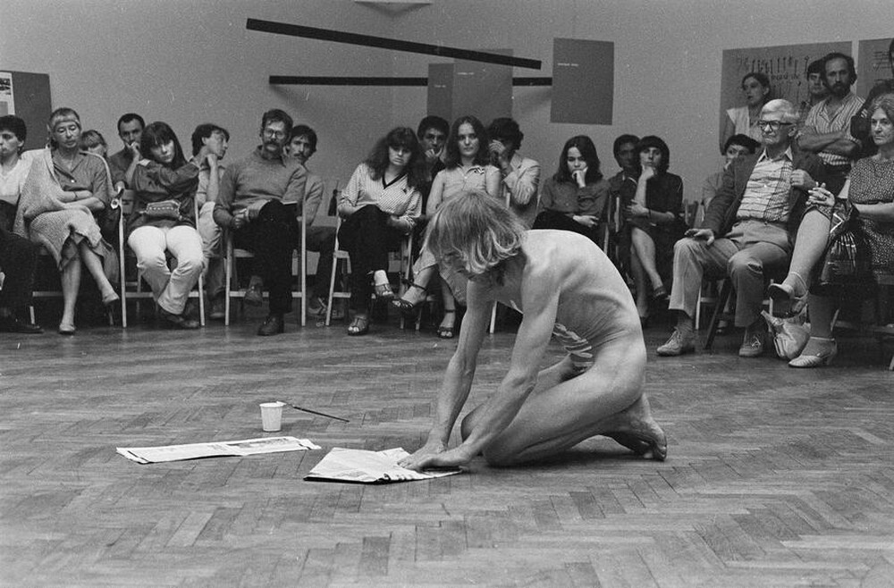 Performance exhibition, session and readings "RECORDS", BWA Gallery, Lublin, 1983