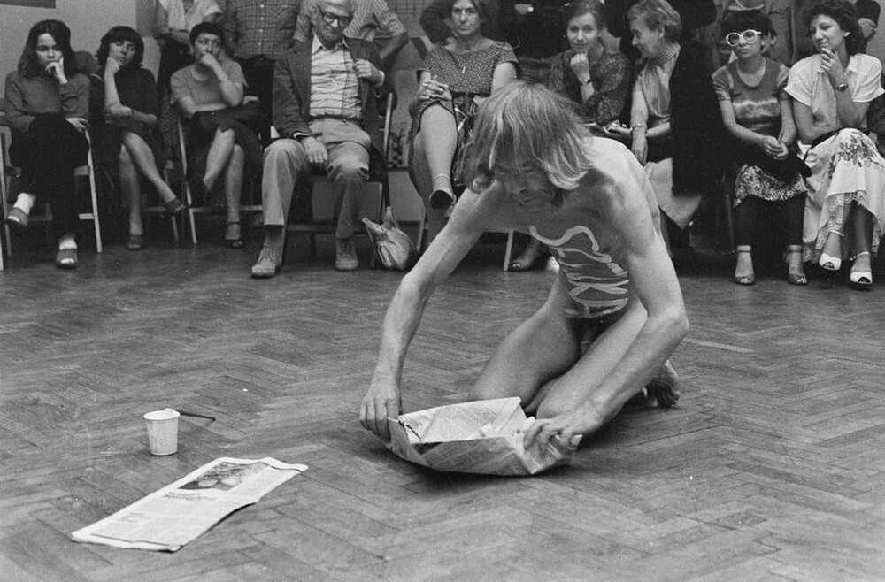 Performance exhibition, session and readings "RECORDS", BWA Gallery, Lublin, 1983