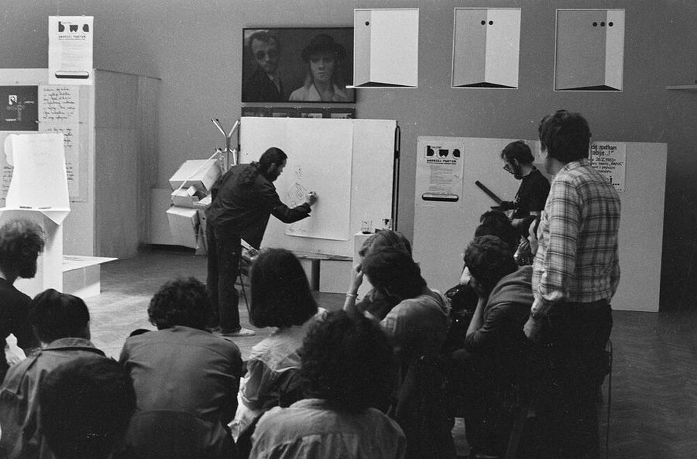 Performance exhibition, session and readings "RECORDS", BWA Gallery, Lublin, 1983