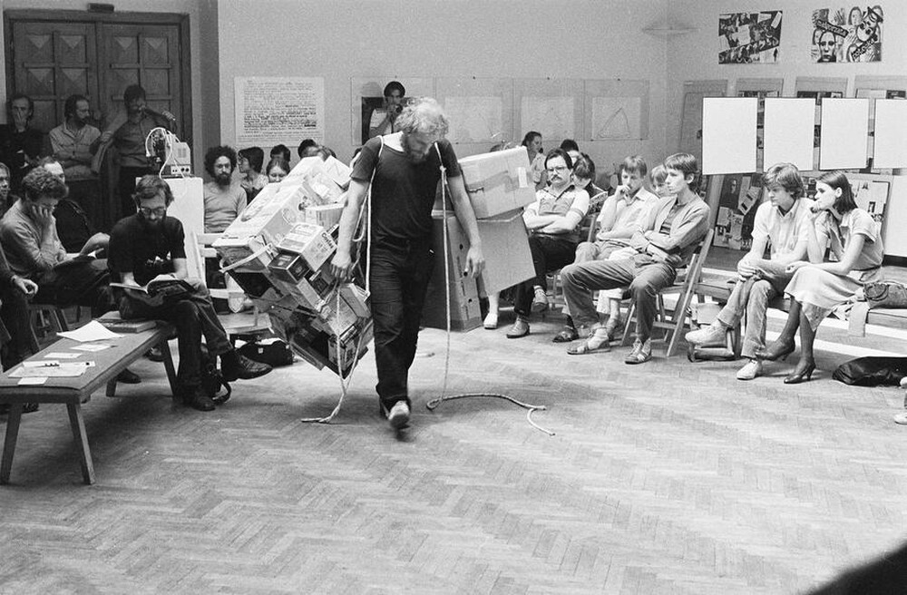 Wystawa performance, sesja i odczyty &bdquo;ZAPISY&rdquo;, Galeria BWA, Lublin 1983
