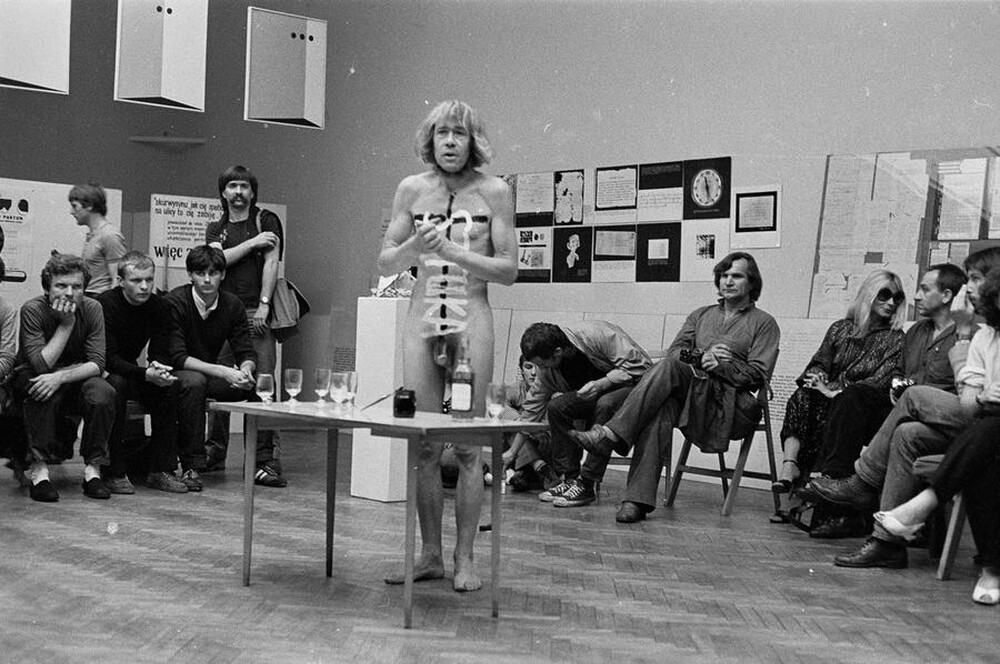 Wystawa performance, sesja i odczyty &bdquo;ZAPISY&rdquo;, Galeria BWA, Lublin 1983