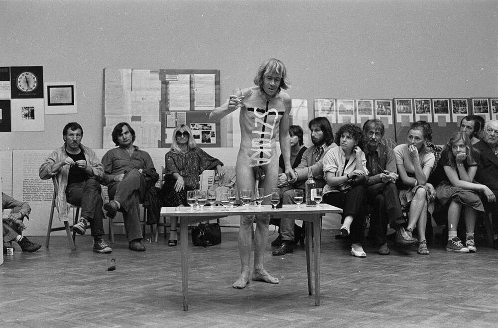 Wystawa performance, sesja i odczyty &bdquo;ZAPISY&rdquo;, Galeria BWA, Lublin 1983