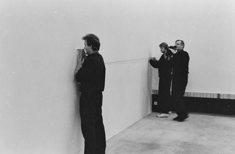 "Videoperfomance" international artists meeting, Koszalin, 1990