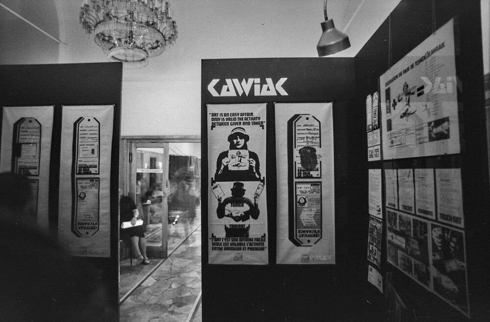 Exhibition "Forms of Artistic Activity", Wsp&oacute;łczesna Gallery, Warsaw, 1970s