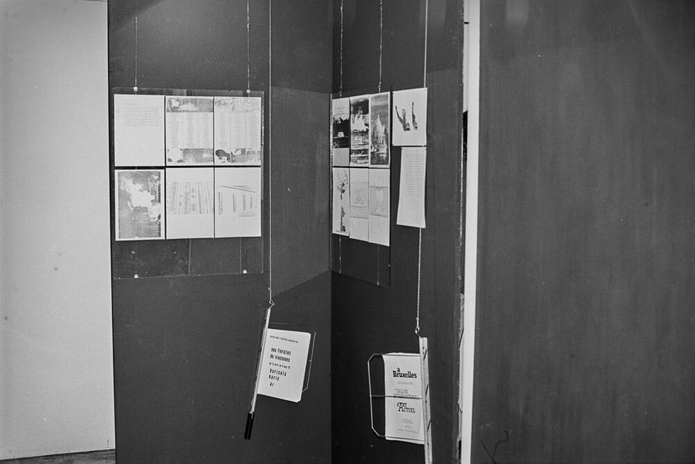 Exhibition "Forms of Artistic Activity", Wsp&oacute;łczesna Gallery, Warsaw, 1970s