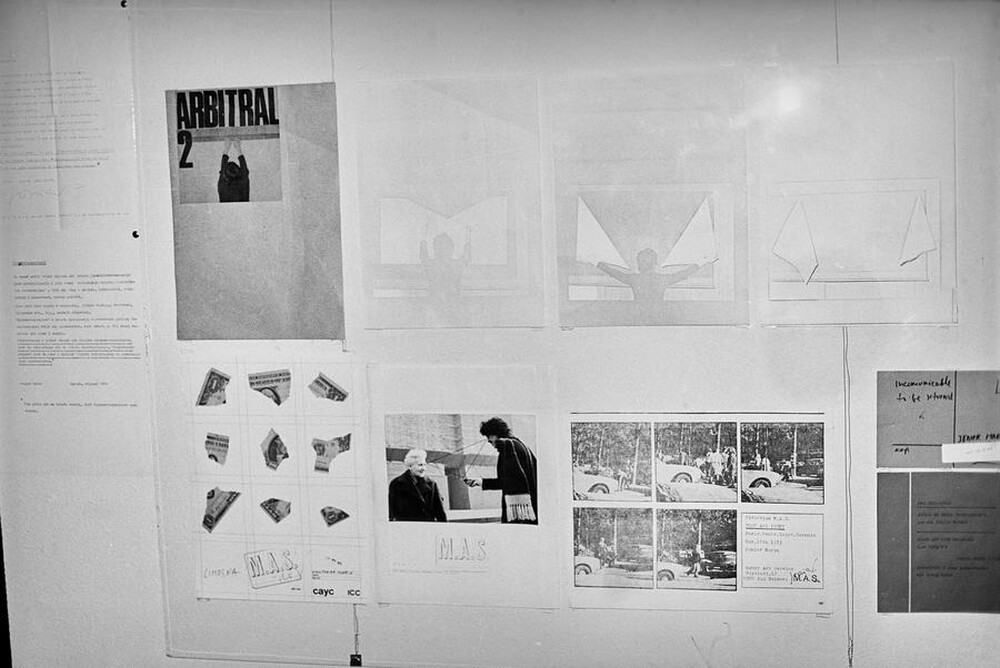 Exhibition "Forms of Artistic Activity", Wsp&oacute;łczesna Gallery, Warsaw, 1970s