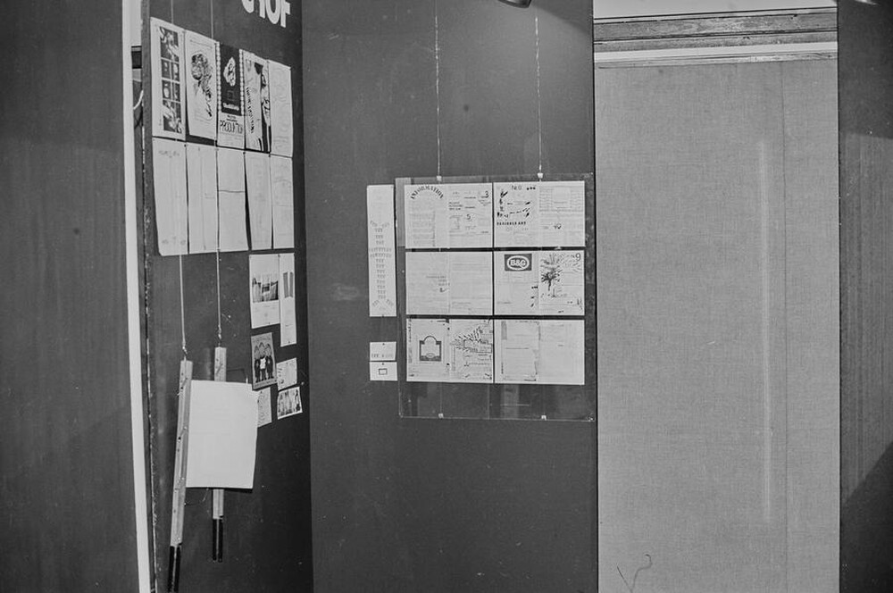 Exhibition "Forms of Artistic Activity", Wsp&oacute;łczesna Gallery, Warsaw, 1970s