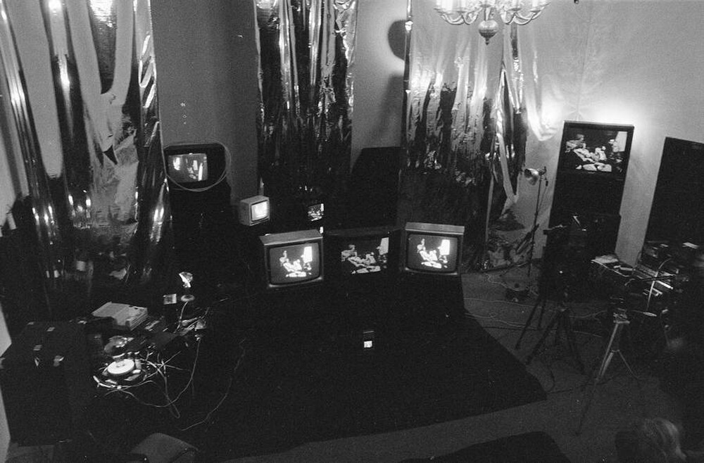 Jolanta Lothe, Piotr Lachman, "Act-ress II" (rehearsals), SPAM, Warsaw, 1989