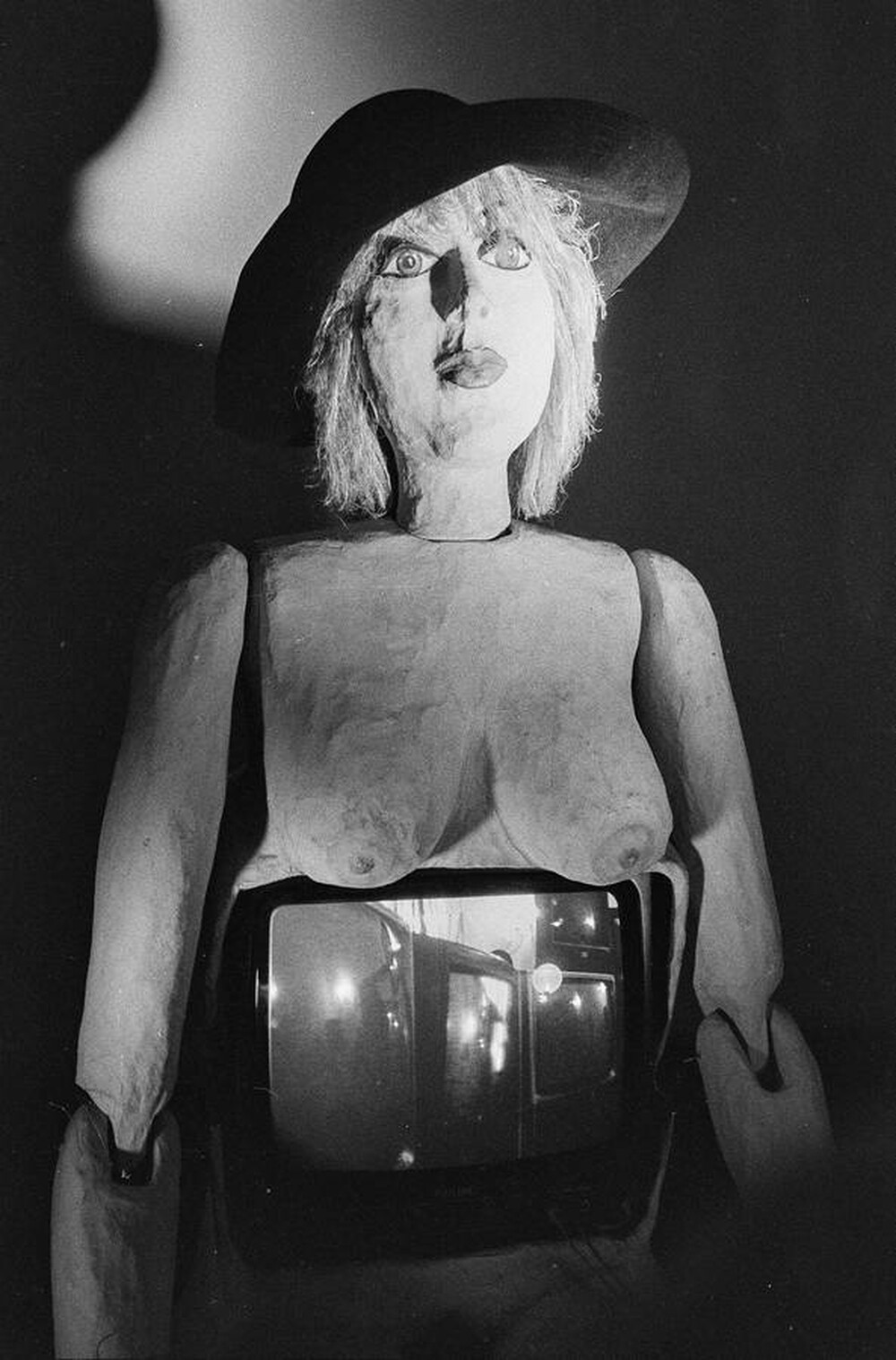 Jolanta Lothe, Piotr Lachman, "Act-ress II" (rehearsals), SPAM, Warsaw, 1989