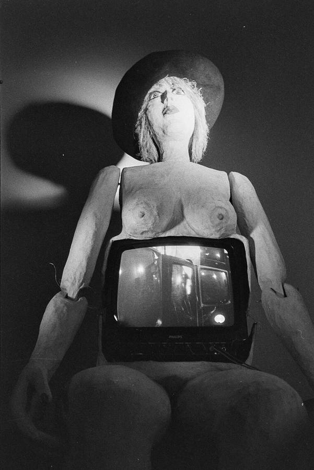 Jolanta Lothe, Piotr Lachman, "Act-ress II" (rehearsals), SPAM, Warsaw, 1989