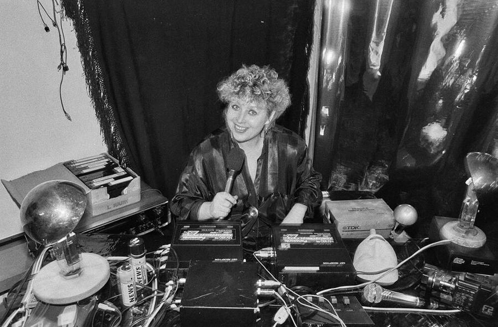 Jolanta Lothe, Piotr Lachman, "Act-ress II" (rehearsals), SPAM, Warsaw, 1989