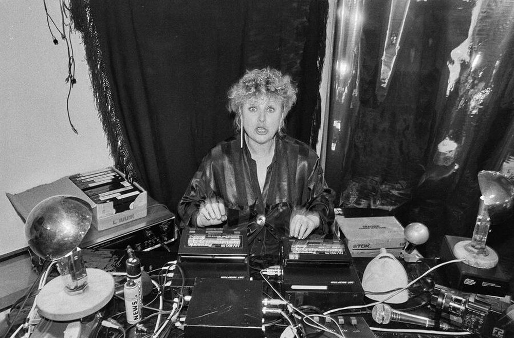 Jolanta Lothe, Piotr Lachman, "Act-ress II" (rehearsals), SPAM, Warsaw, 1989