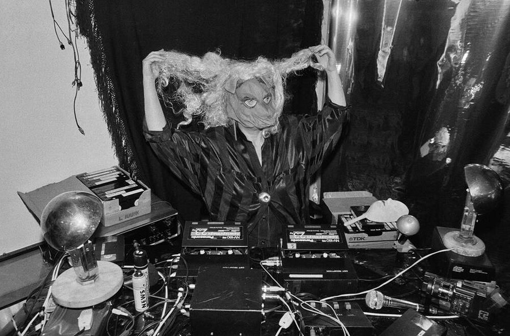 Jolanta Lothe, Piotr Lachman, "Act-ress II" (rehearsals), SPAM, Warsaw, 1989