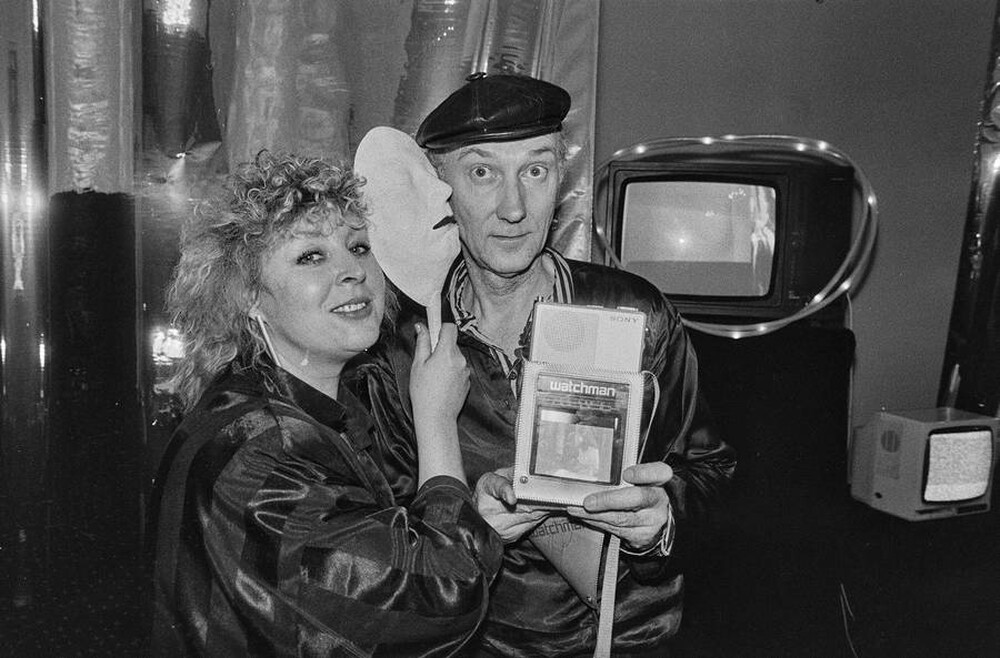 Jolanta Lothe, Piotr Lachman, "Act-ress II" (rehearsals), SPAM, Warsaw, 1989