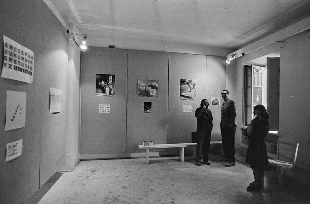 Miroslav Klivar w Galerii Repassage, 1975