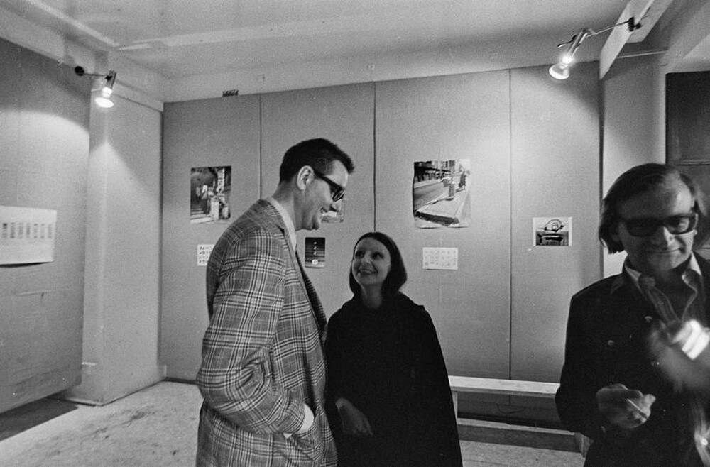 Miroslav Klivar w Galerii Repassage, 1975