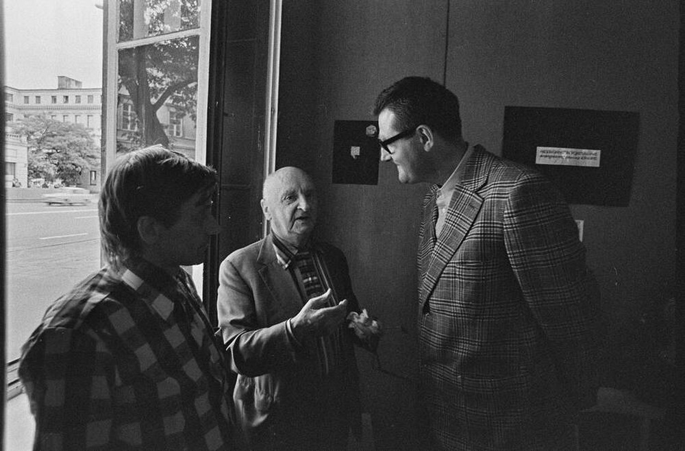Miroslav Klivar w Galerii Repassage, 1975