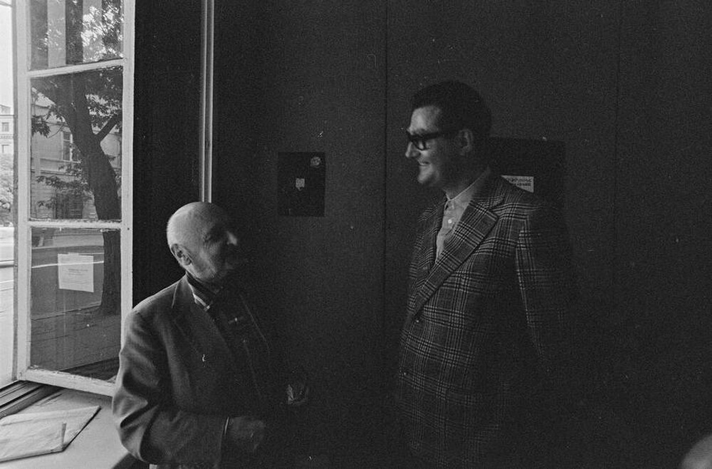 Miroslav Klivar w Galerii Repassage, 1975