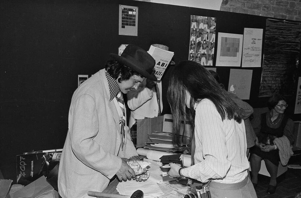 Jacek Krzyszkowski, Adam Rzepecki, "We will get rid of the world and native artworks within our reach", Mała Gallery, Warsaw, 1985