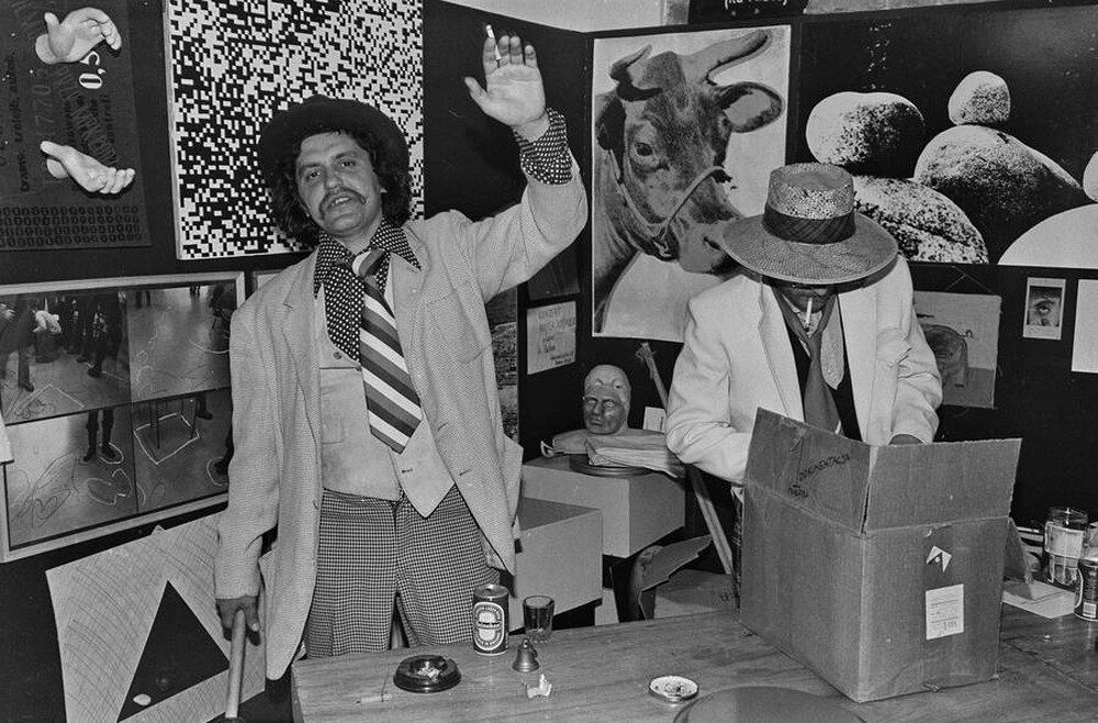 Jacek Krzyszkowski, Adam Rzepecki, "We will get rid of the world and native artworks within our reach", Mała Gallery, Warsaw, 1985