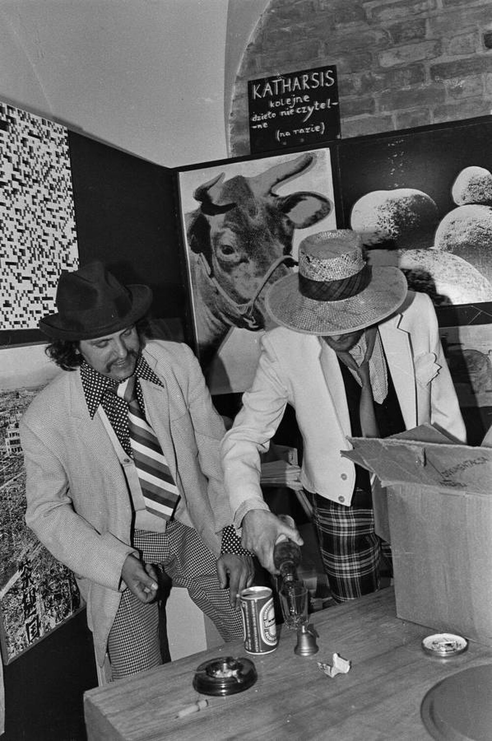 Jacek Krzyszkowski, Adam Rzepecki, "We will get rid of the world and native artworks within our reach", Mała Gallery, Warsaw, 1985