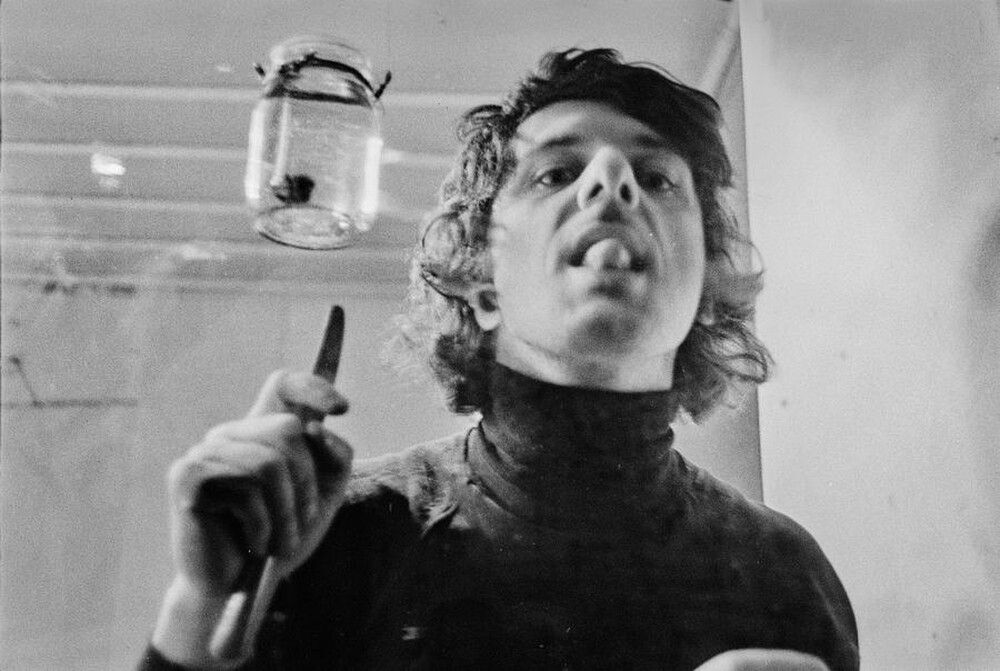 Krzysztof Zarębski, performance, Sigma Gallery, Warsaw, 1973