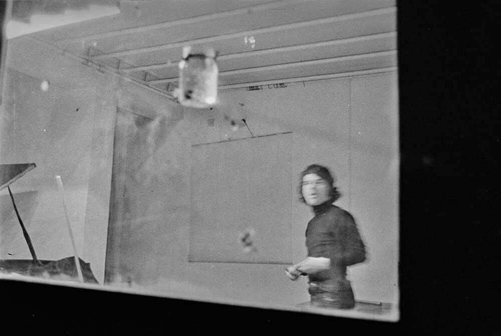Krzysztof Zarębski, performance, Sigma Gallery, Warsaw, 1973