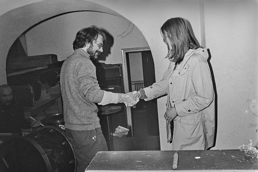 Krzysztof Zarębski, performance, Sigma Gallery, Warsaw, 1973