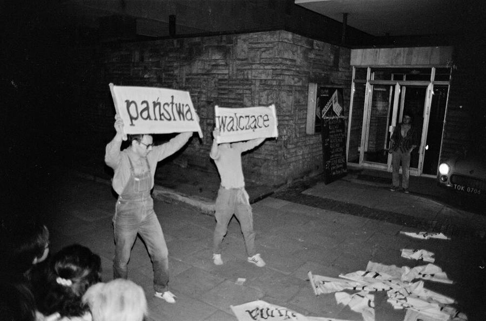 "Fact Art" exhibition and event, BWA Gallery, Bydgoszcz, 1981
