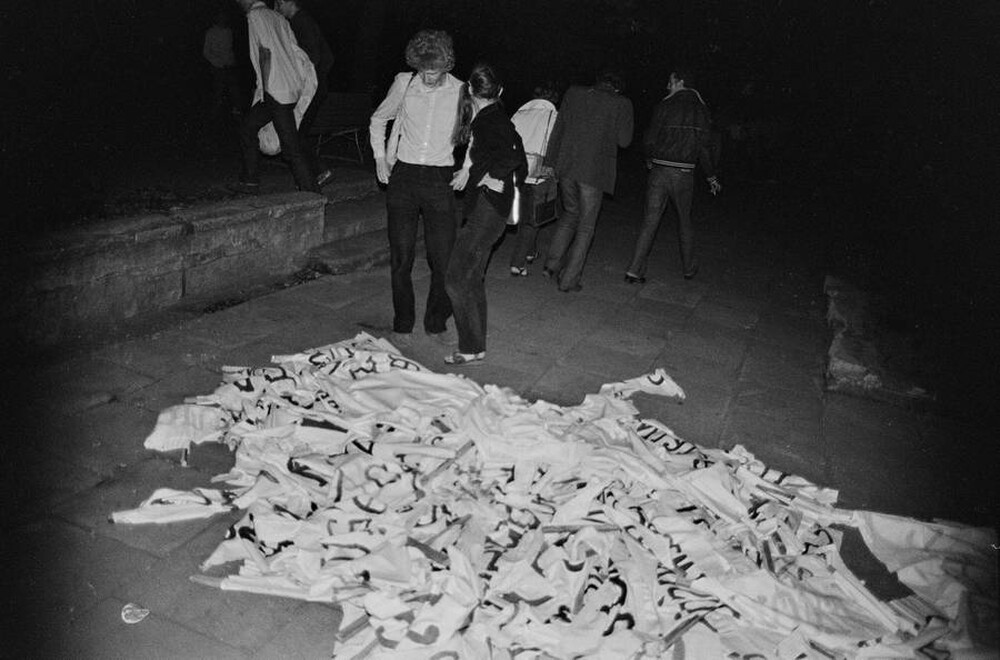 "Fact Art" exhibition and event, BWA Gallery, Bydgoszcz, 1981